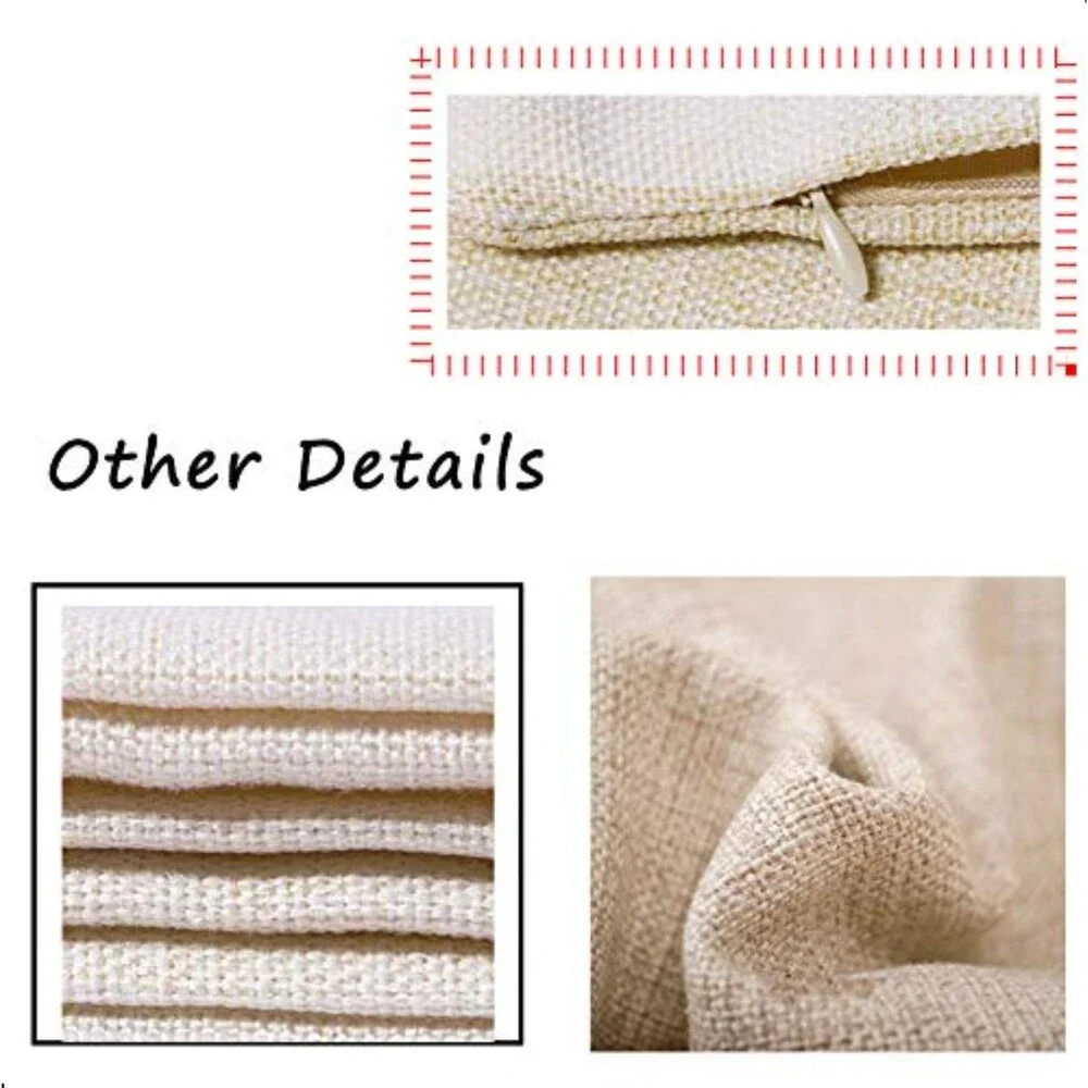 Set of 4 Welcome Fall Throw Pillow Covers Cotton Linen Ocean Beach Theme 18